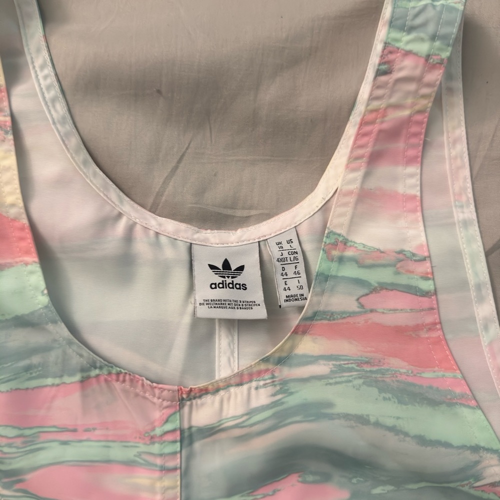 Adidas Multicolor Marble Tank Top